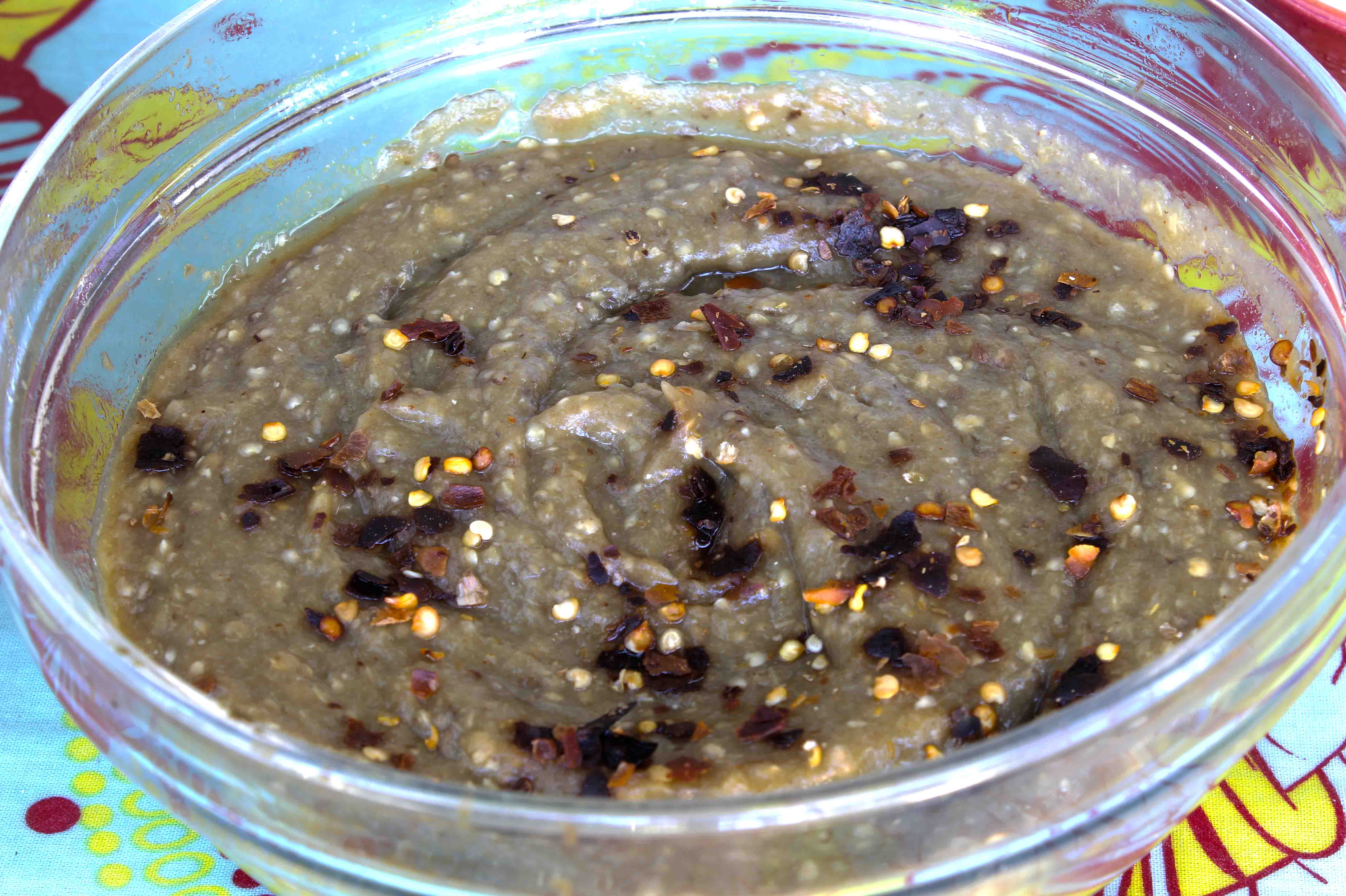 Roasted Aubergine Dip.