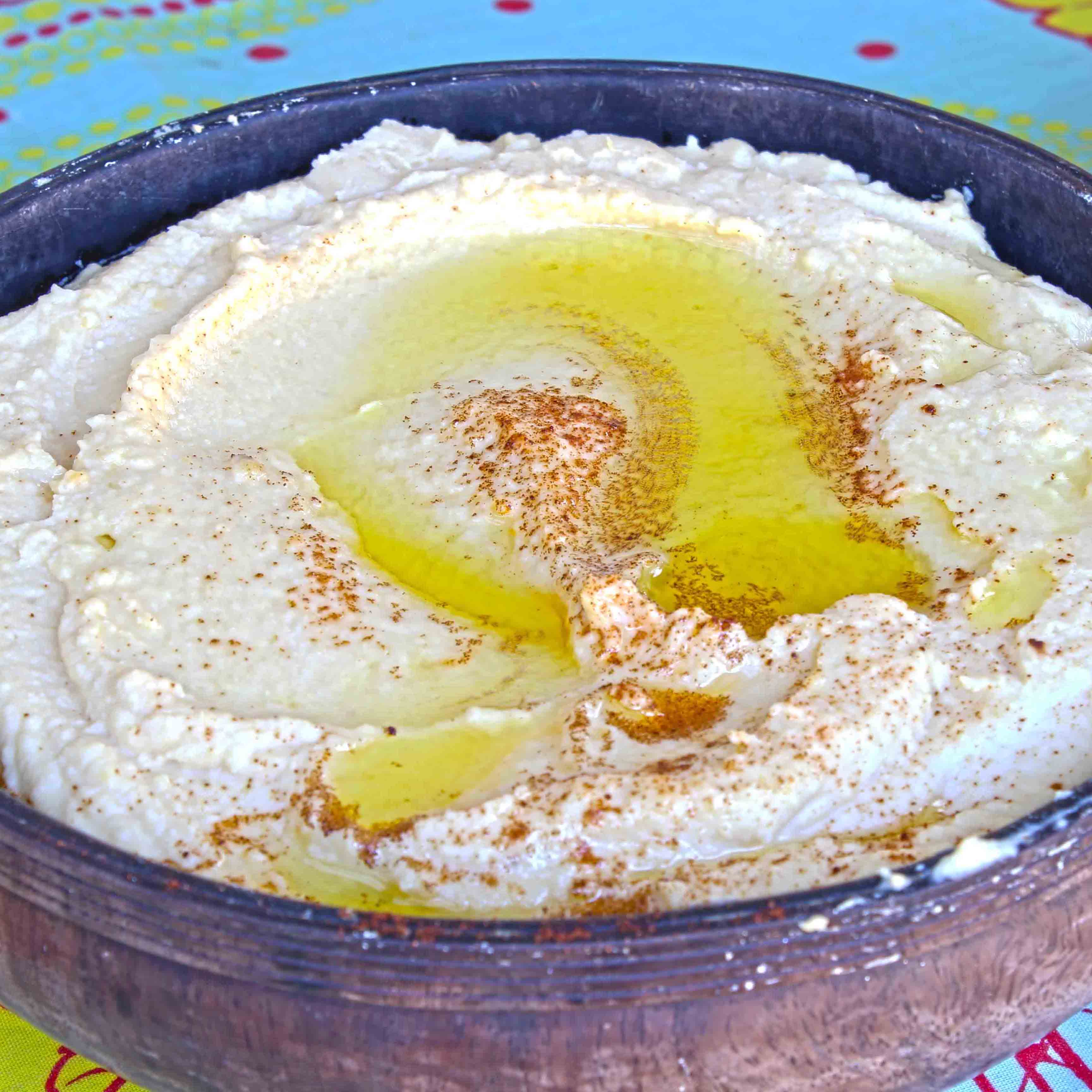 Chickpeas with Tahini Dip